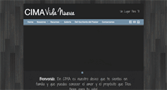 Desktop Screenshot of cimavidanueva.com